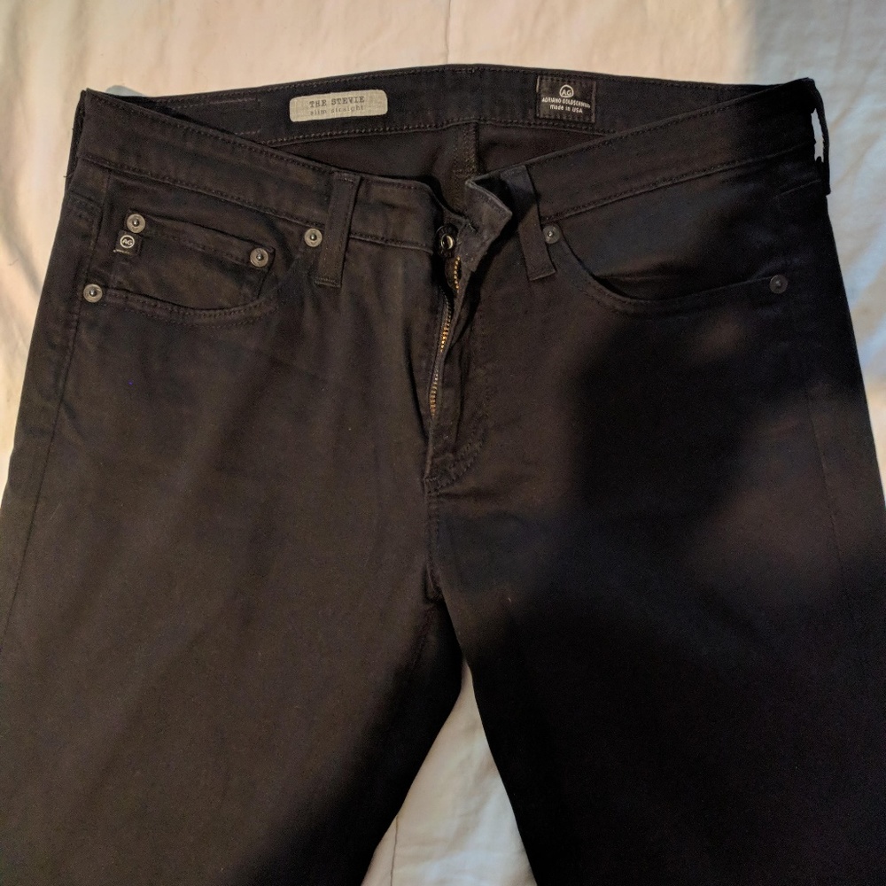 AG Black Jeans / Anthropologie / 29R